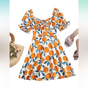 NEW Peaches A-line Summer Dress